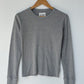 Pointelle Fundamental Tee - Melange Grey