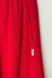Pointelle Balloon Pants - Red Apple
