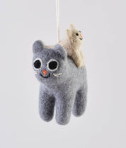 Cat Felt Ornament