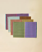 Duo Stripe Placemats - Multi