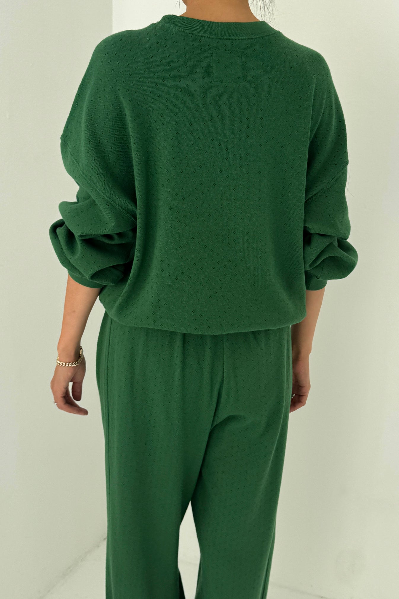 Pointelle Core Sweatshirt