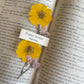 Pressed Flower Bookmark - Poppy Wright