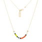 Prisma Necklace - Rose/Lime