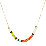 Prisma Necklace - Rose/Lime