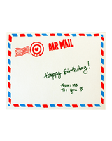 Birthday Envelope Card
