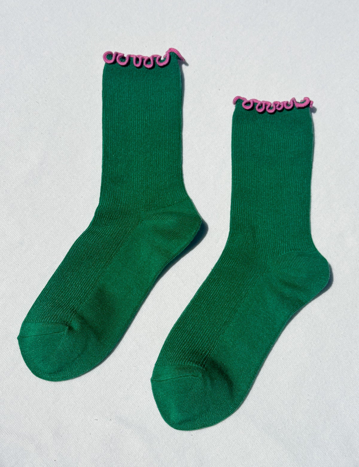 Ruffled Modal Socks