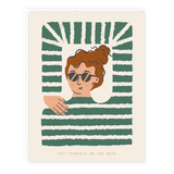 Long Arm Lady Card