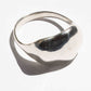 Water Signet Ring - Sterling Silver