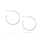 Small Leen Hoops - Silver