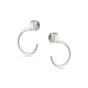 Shine Hug Studs - Sterling Silver