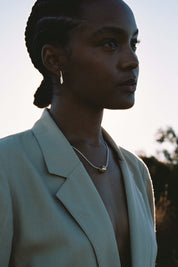 Bead of Light Necklace - Brass/Sterling Silver