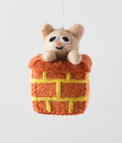 Cat Felt Ornament