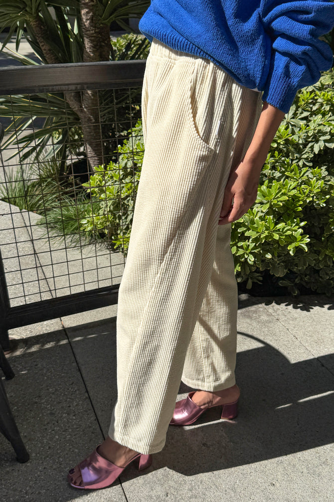 Soft Corduroy Arc Pants