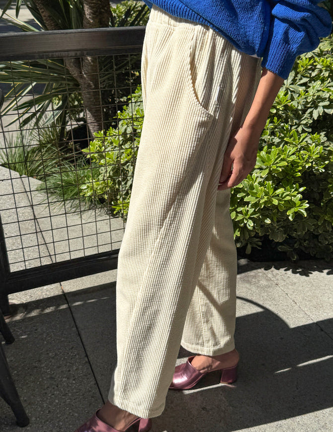Soft Corduroy Arc Pants