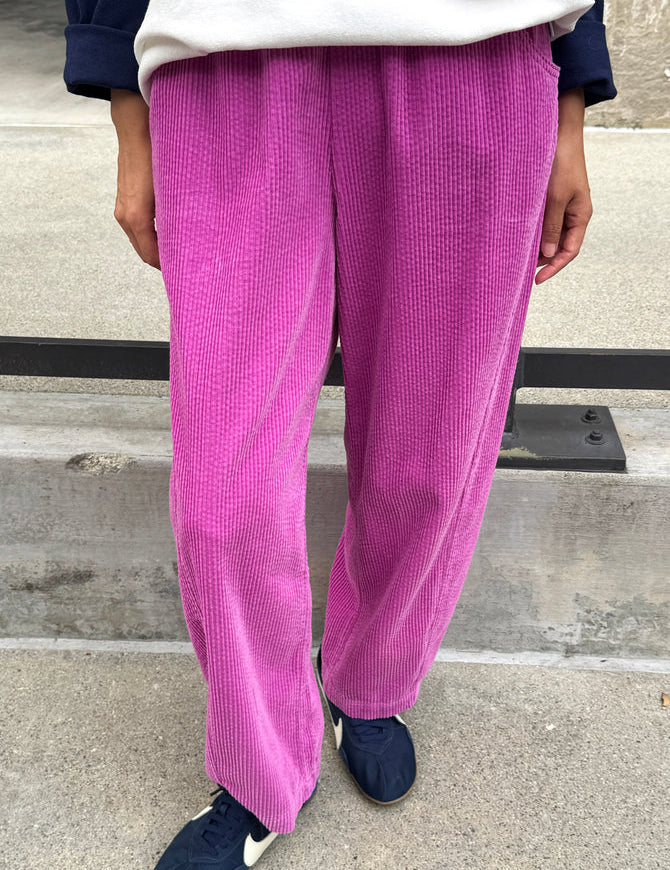 Soft Corduroy Arc Pants