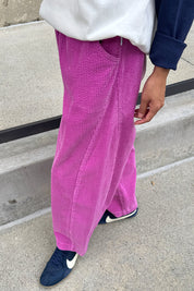 Soft Corduroy Arc Pants