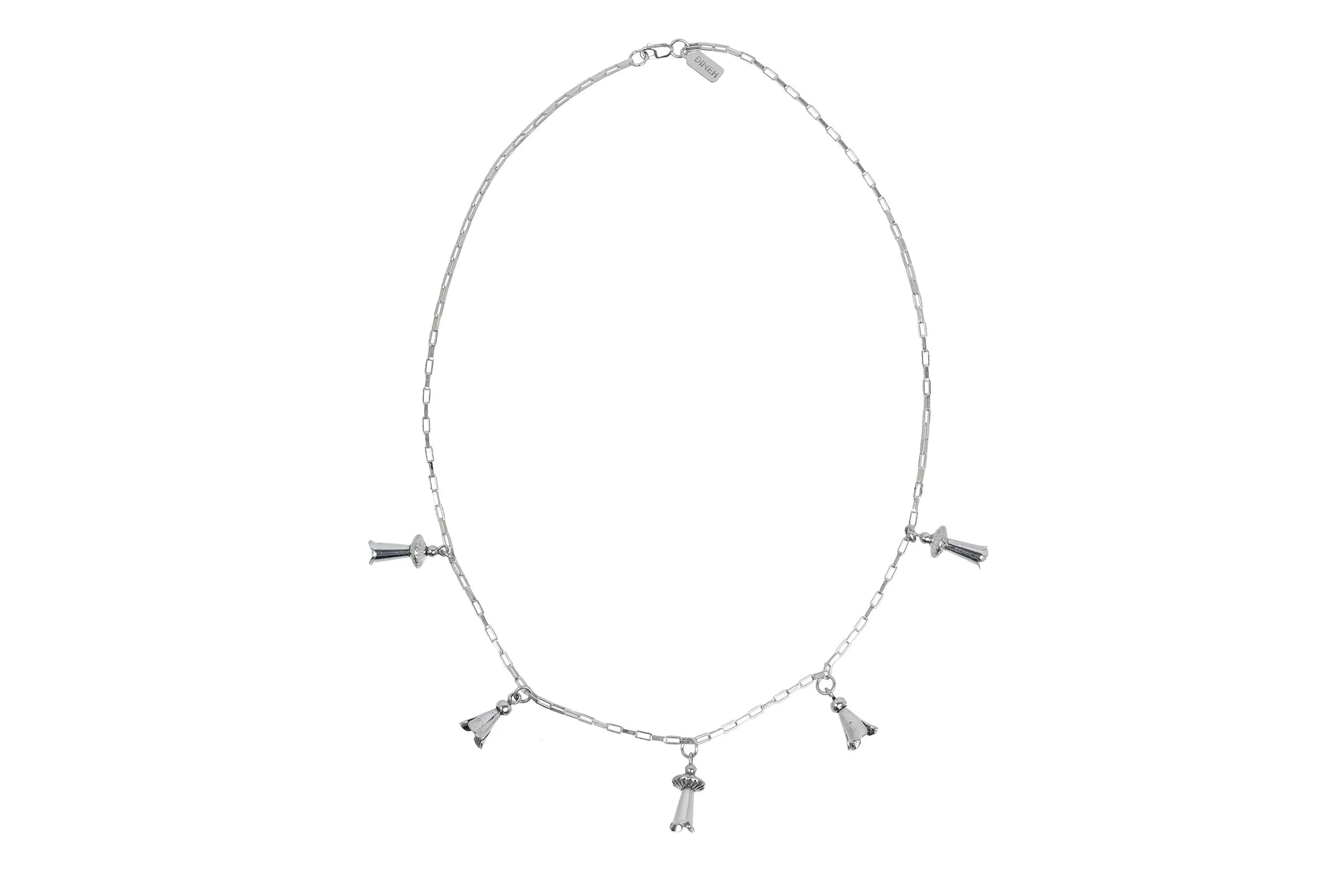 Squash Blossom Charm Necklace