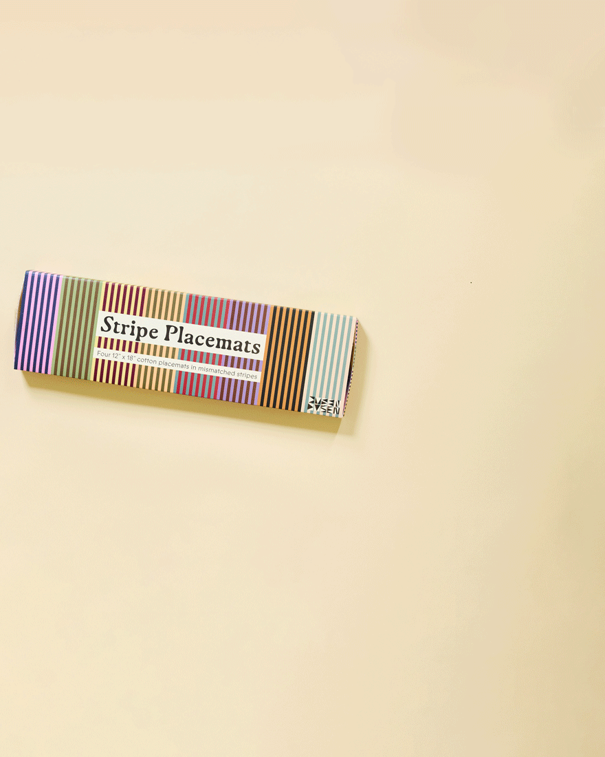 Duo Stripe Placemats - Multi