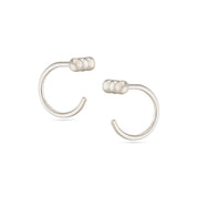 Troika Hug Studs - Sterling Silver
