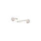 Small Uno Studs - Silver