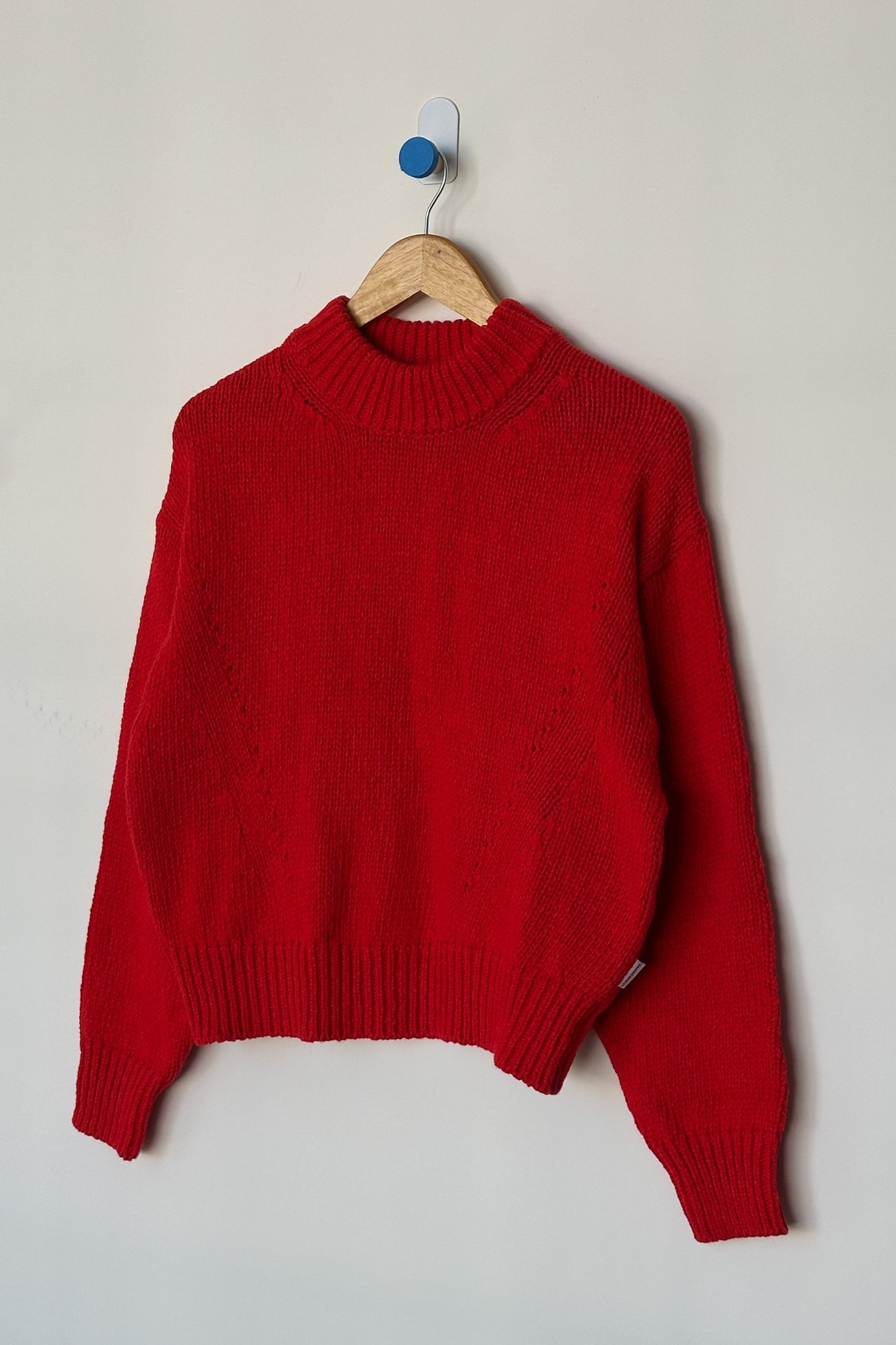 Zoe Cotton Sweater - Chili