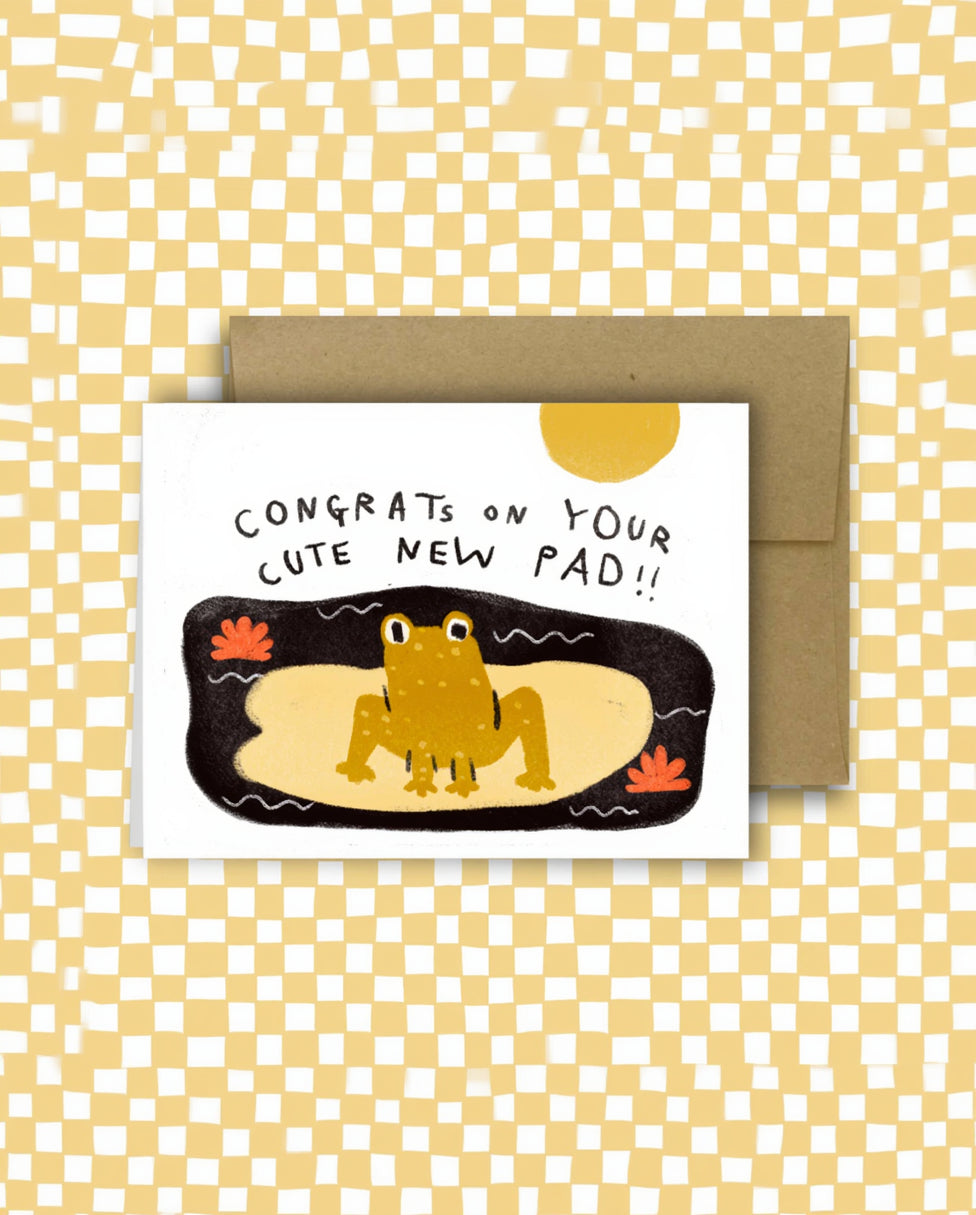 Congrats on Your Cute New Pad Card
