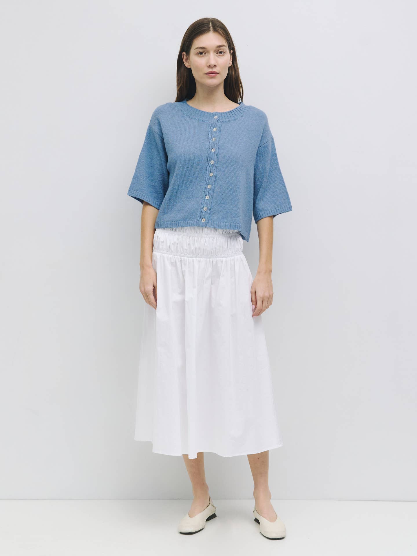 The Stacey Cardigan - Blue