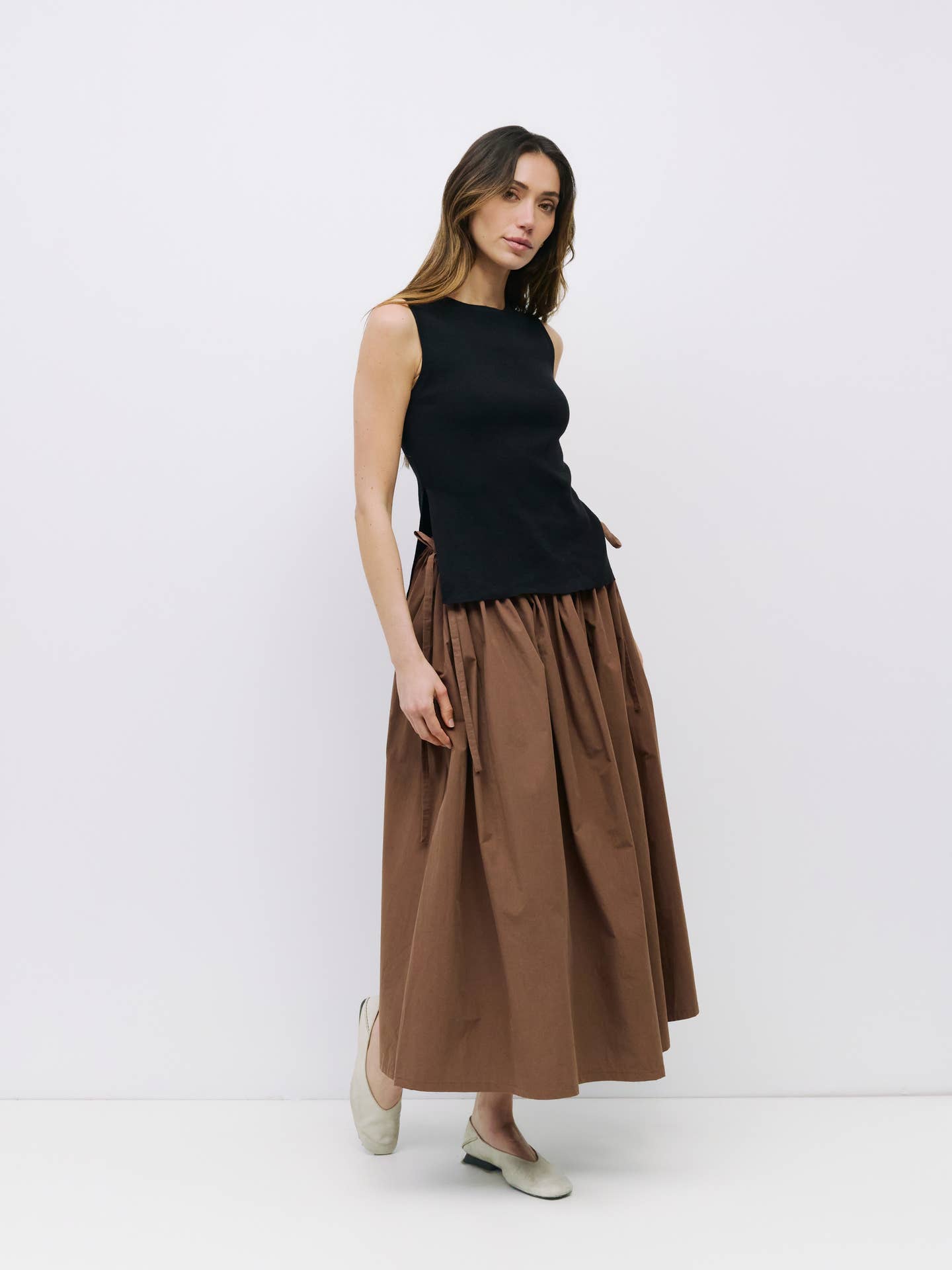 The Kiana Skirt - Brown