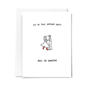 Birthday Boots Card