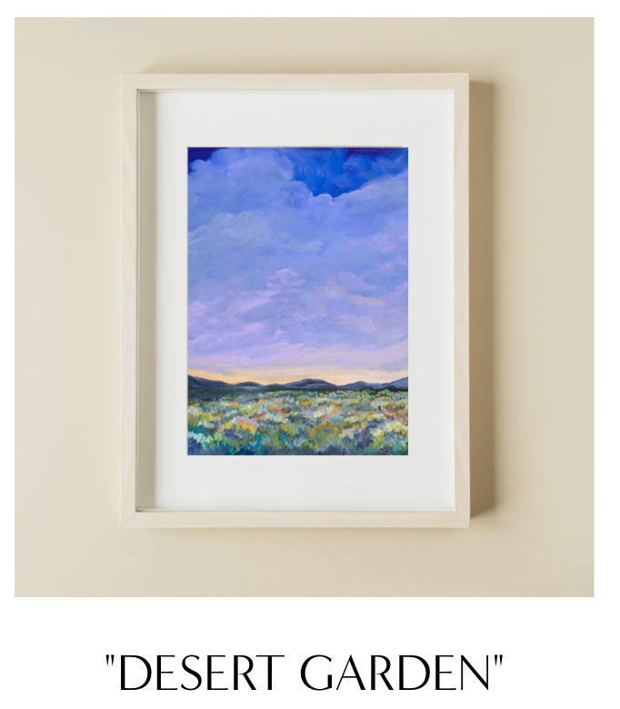 "Desert Garden" Art Print