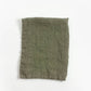 Stone Washed Linen Tea Towel - Sage