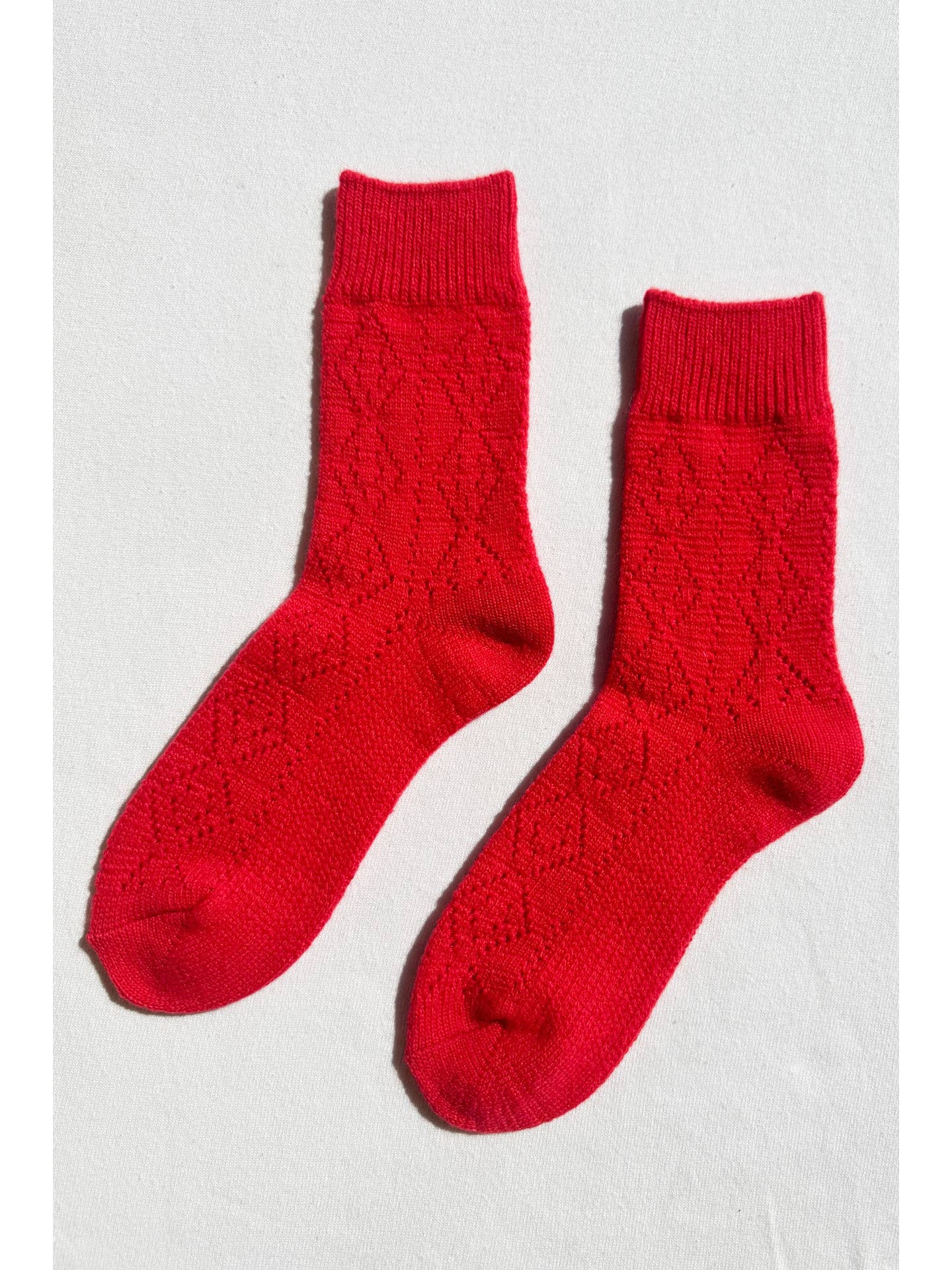 Cashmere Pointelle Socks