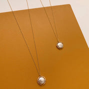Framed Pearl Necklace