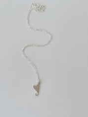 Heart Spiral Charm Necklace