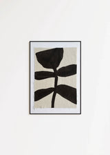 New Moon Plant Block Art Print