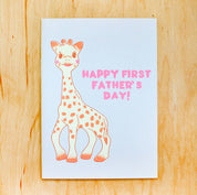 First Father's Day Greeting Card