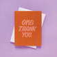 OMG Thank You Card