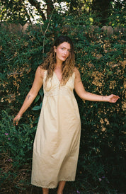Makinna Poplin Dress - Butter