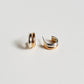Mixed Metal Hoops