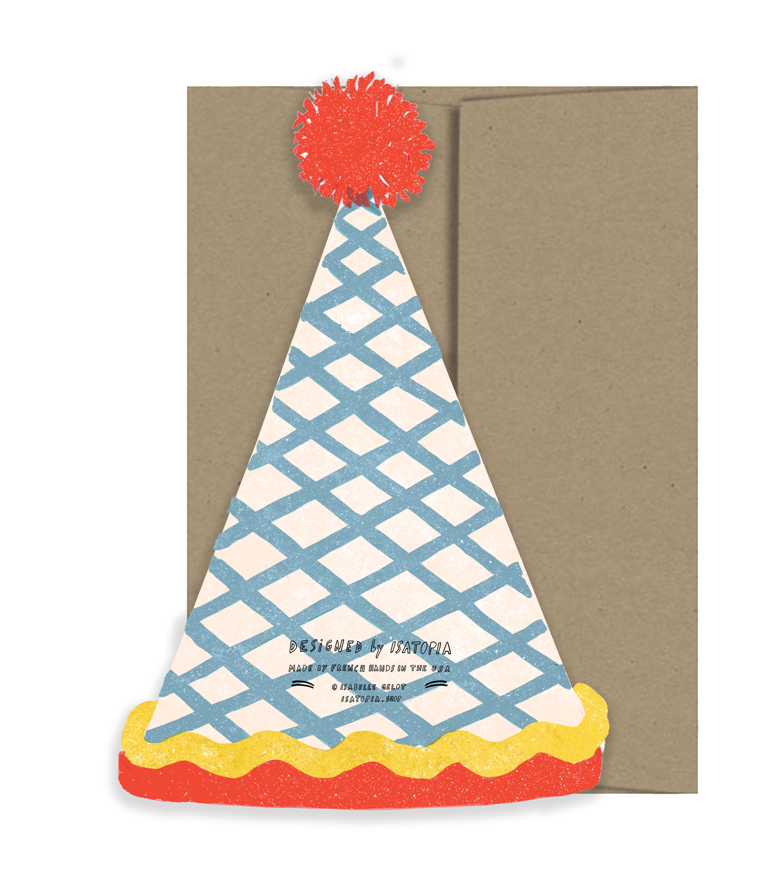 Birthday Hat Die Cut Card
