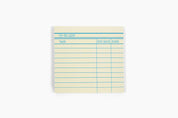 Library Card Post-It ® Sticky Notes