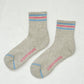 Bright Grey Girlfriend Socks