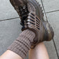 Mocha Mousse Ballet Socks