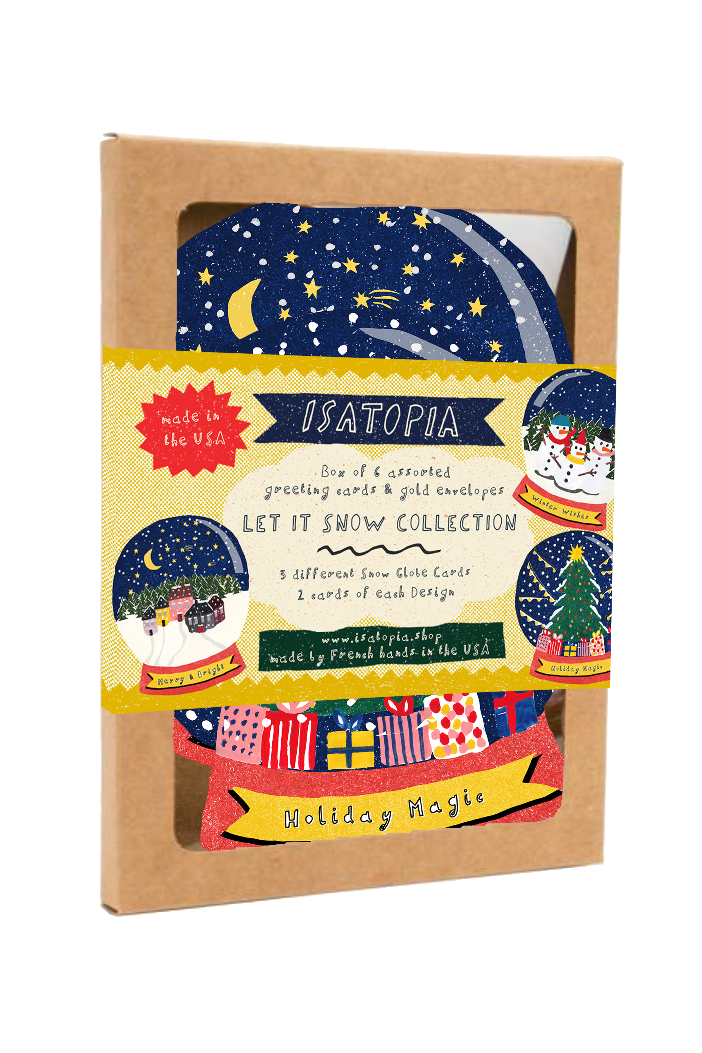 Let it Snow Collection Box of 6 Cards
