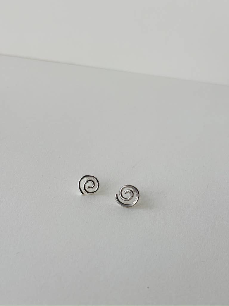 Spiral Charm Earrings