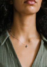 Aster Necklace - Sterling Silver / Turquoise