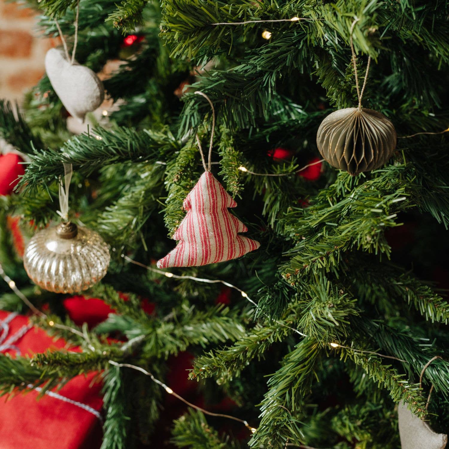 Linen Christmas Ornament