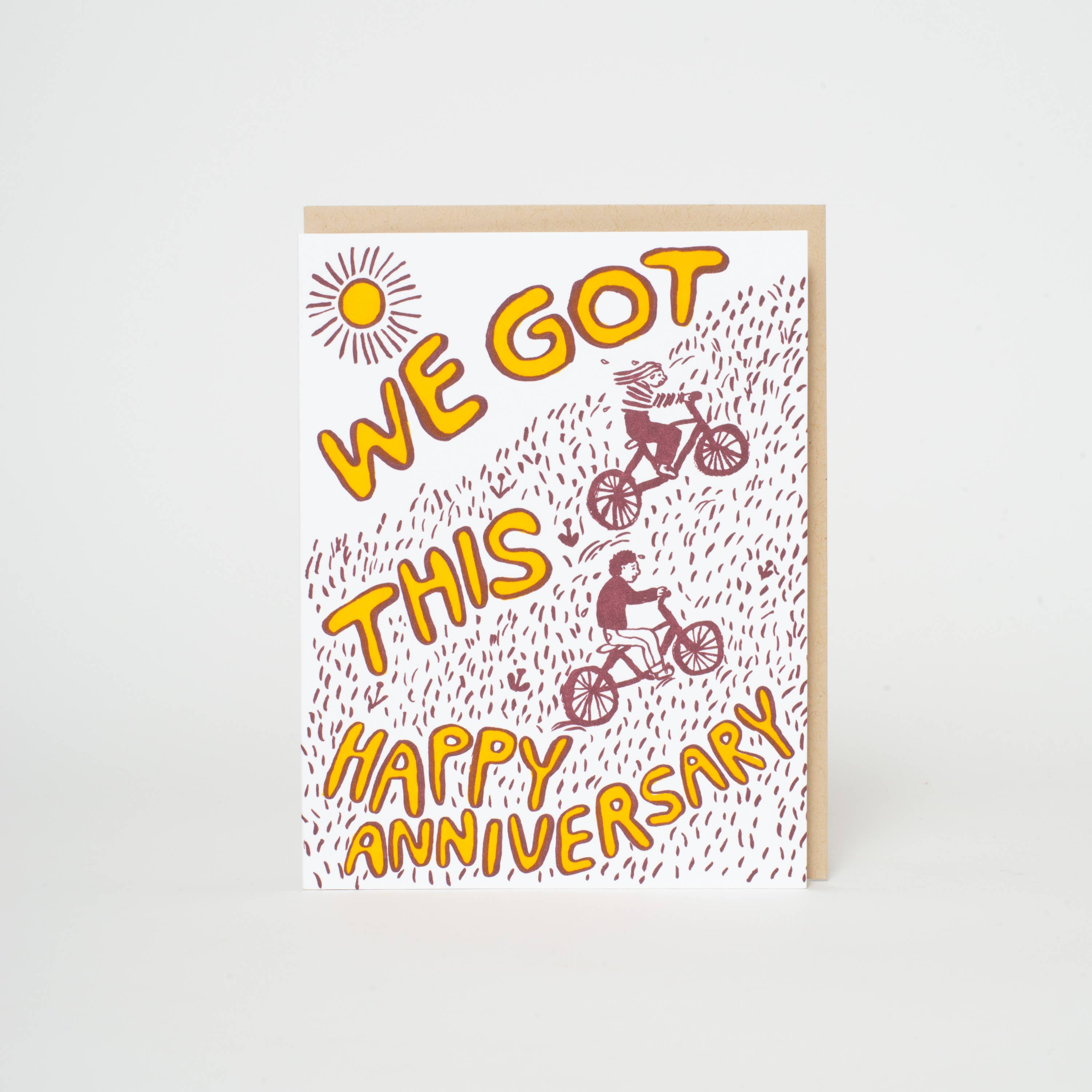Anniversary Bikes Card