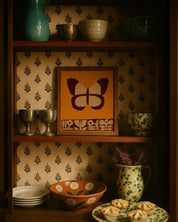 Butterfly & Blooms Art Print