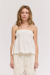 Seersucker Cami Top